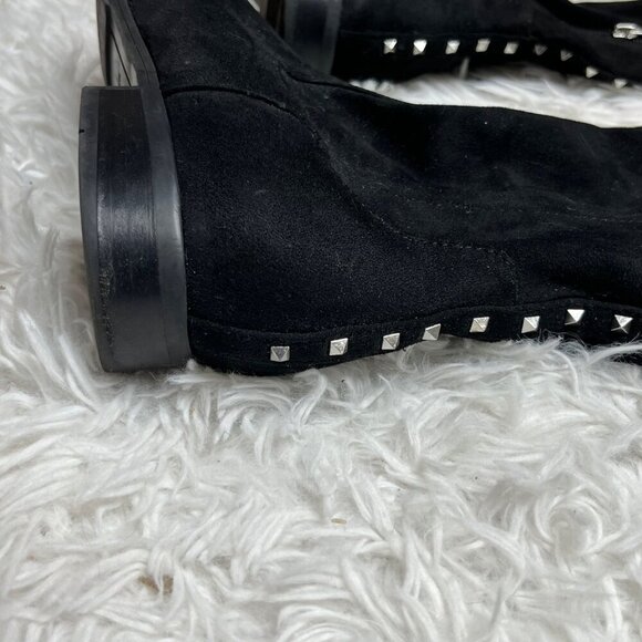 Marc Fisher Studded Jay Walker Over The Knee Heeled Tall Boot‎ Black Size 7.5 - Picture 5 of 10